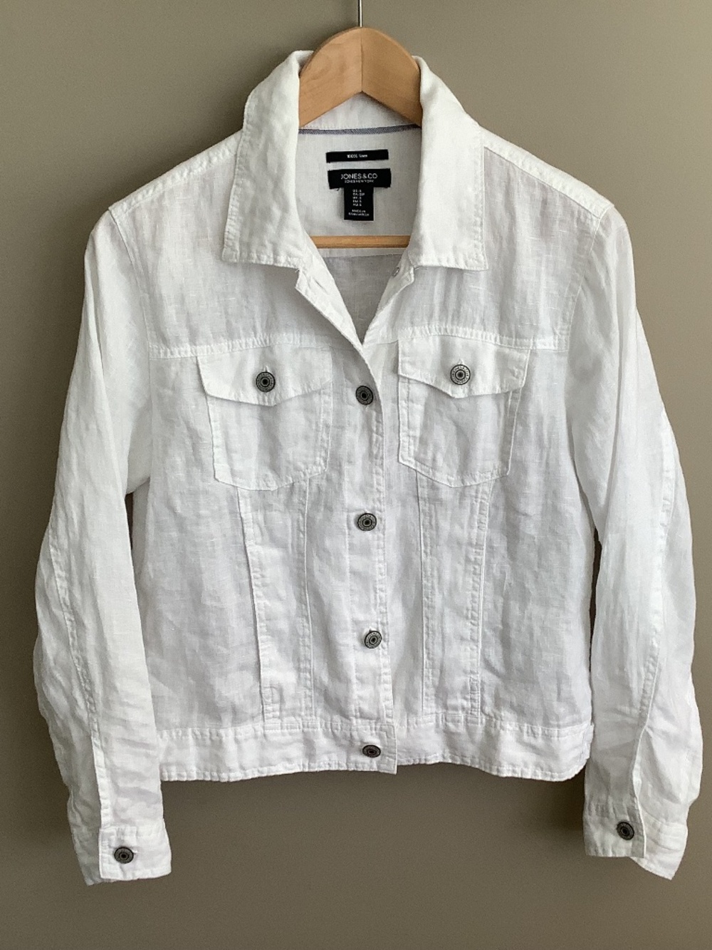White Linen Jacket